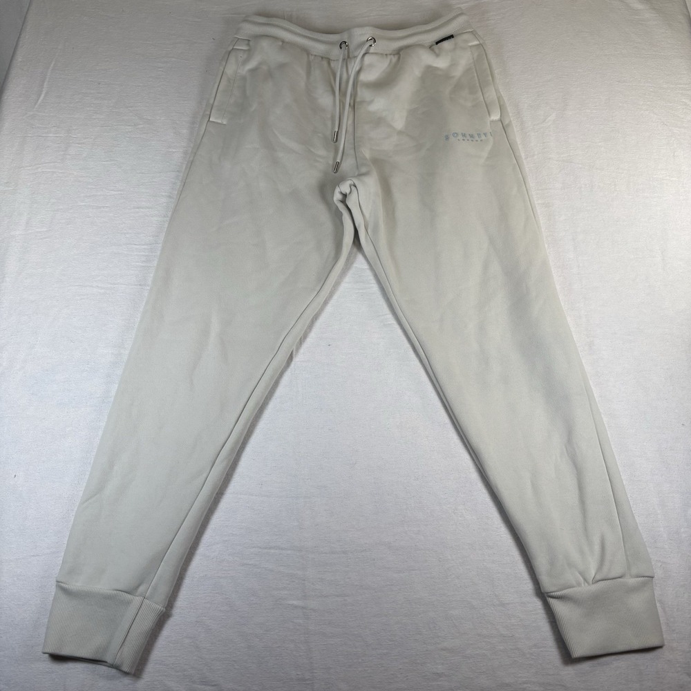Mens Sonneti London Sweatpants Joggers Size L Cream Color‎